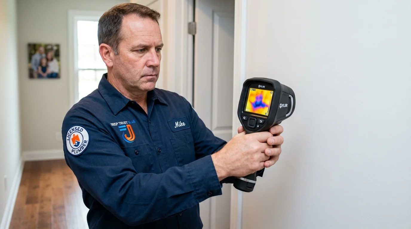 Thermal imaging leak detection by Johns Plumbing LLC in Lake Park